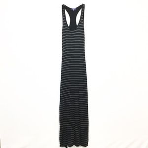 Vivienne Tam Striped Racerback Maxi Dress